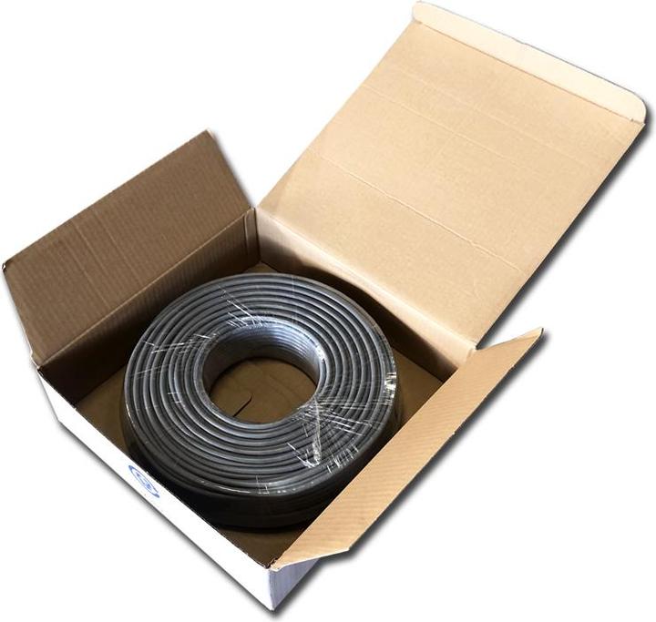 Productafbeelding Datacom UTP Cat.6 kabel, kabel (1385) grijs (U/UTP, CAT6, 100 m)