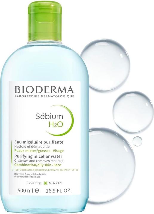 Productafbeelding Bioderma Sebium H2o (Gezichtstonic, 500 ml)