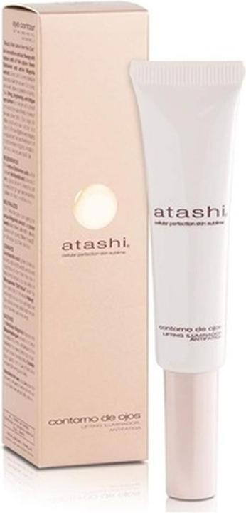 Atashi CELLULAR PERFECTION SKIN SUBLIME contorno de ojos lifting iluminador 15 ml (Augenpflege Serum, 15 ml, Nacht)