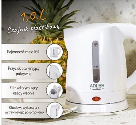 Actual product image Adler AD 1272 Kettle hazelnut (1 l)