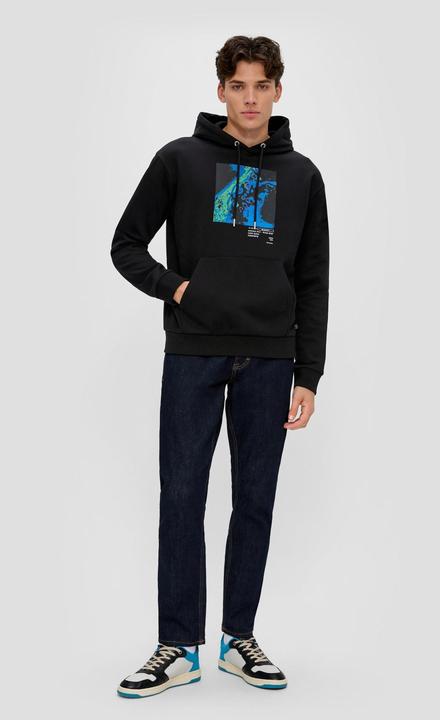Produktbild s.Oliver Sweatshirt Sweatshirt mit Grafikprint (L)