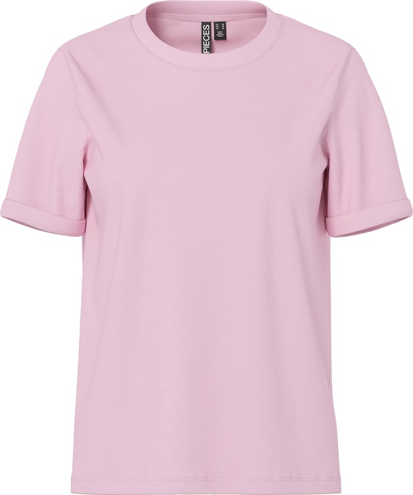 Pieces Pcria Ss Fold Up Solid Tee Noos Bc