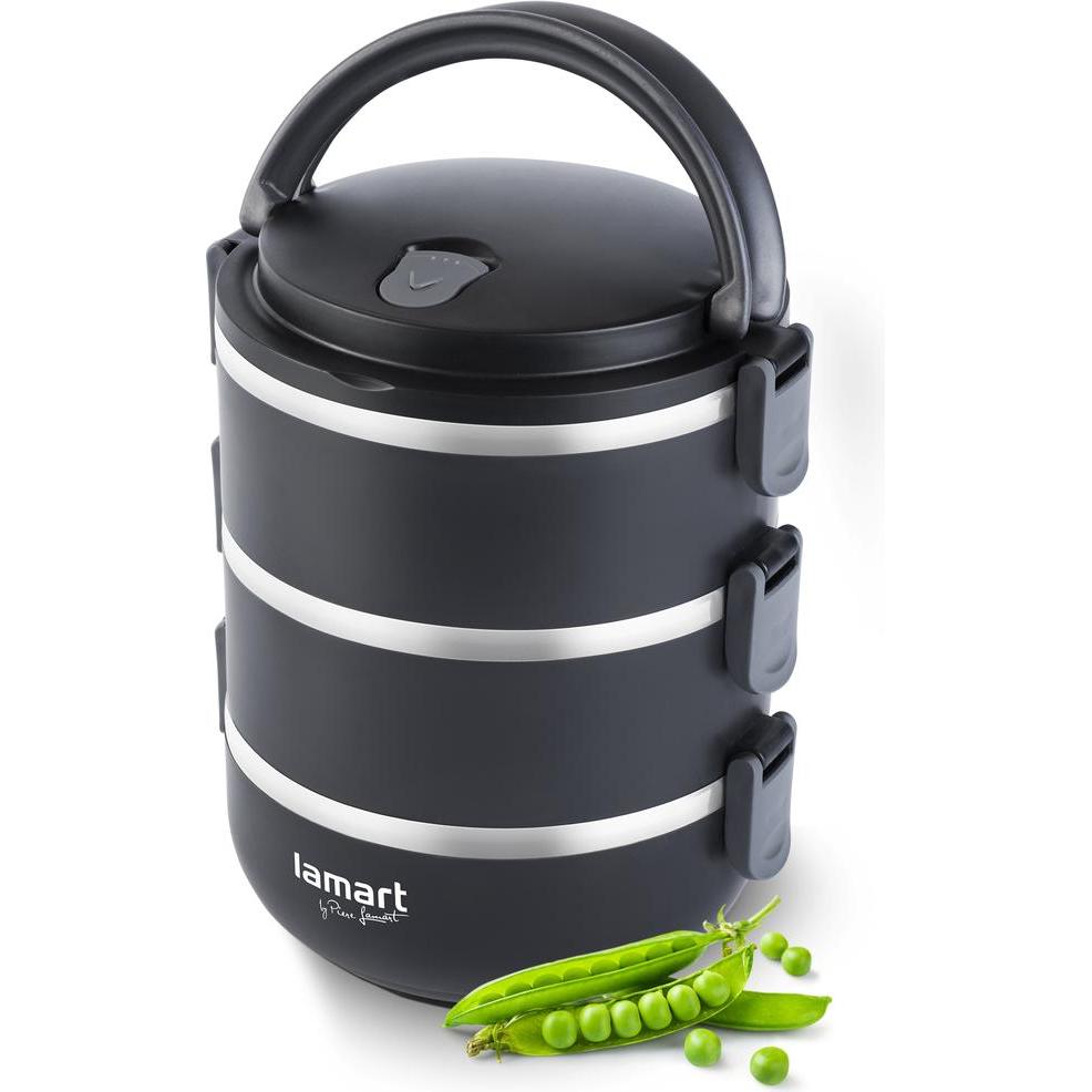 Lamart LT6023, Thermoskanne, Schwarz