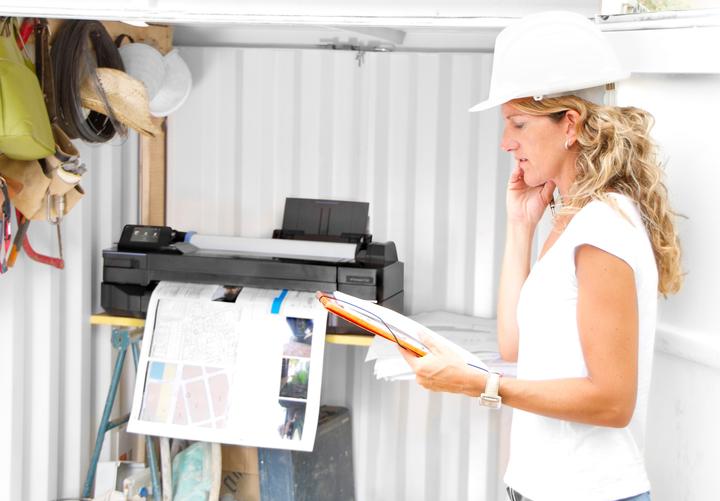 Image du produit HP T120, 24" DesignJet (Encre, Couleur)