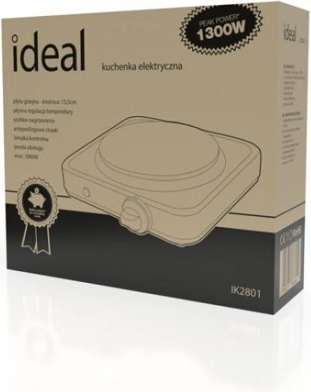 Actual product image Ideal 1-Platten-Elektroherd 1000 W