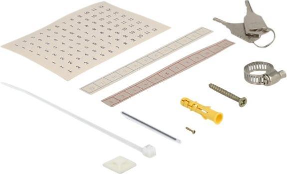 Produktbild Delock LWL Wandverteiler mit Doppeltür grau (0.33 m)