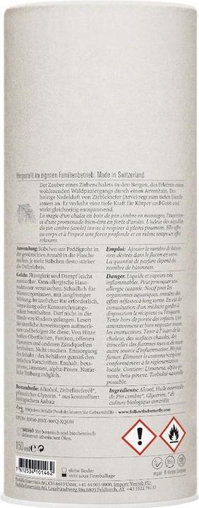 Immagine prodotto Farfalla Duftstaebchen Arvenwald 150ml (150 ml)