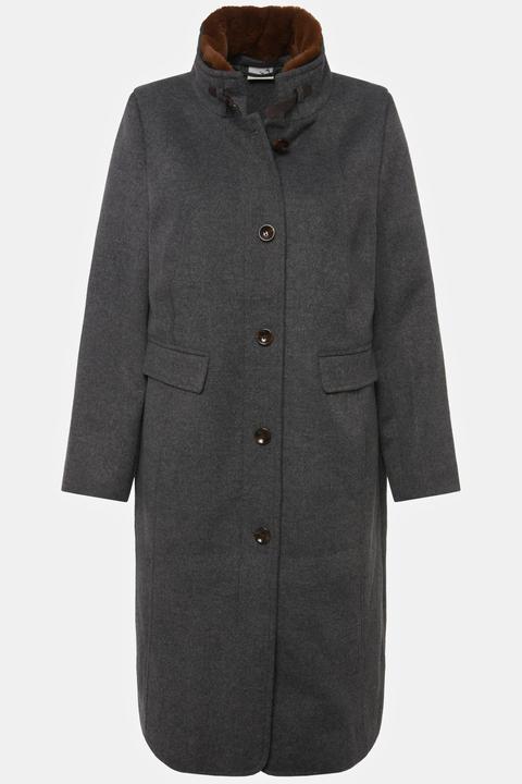 Actual product image Ulla Popken Traditional Wool Coat