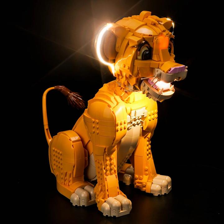 Image du produit BrickBling Set de lumière LED pour LEGO Simba, le jeune Roi Lion (43247)