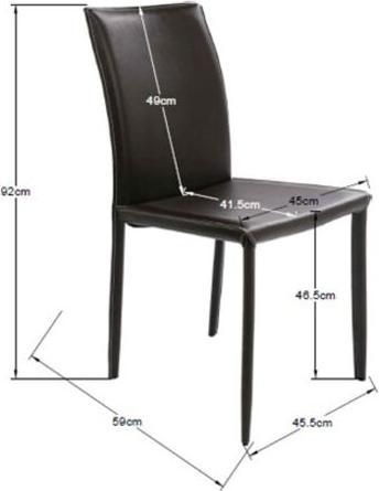 Produktbild Kare Design Stuhl Milano Brown