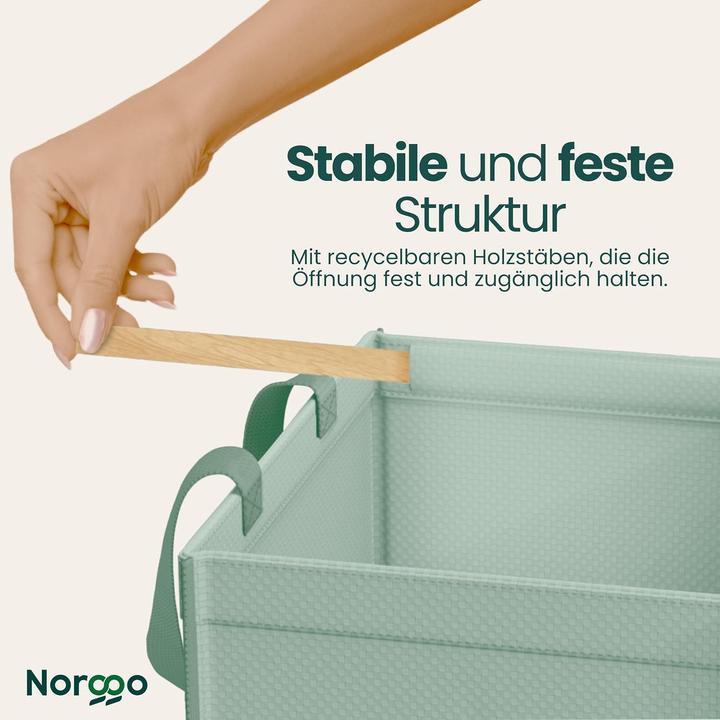 Produktbild Norggo 3fach Mülltrennsystem mit Tragegriffen (120 l)