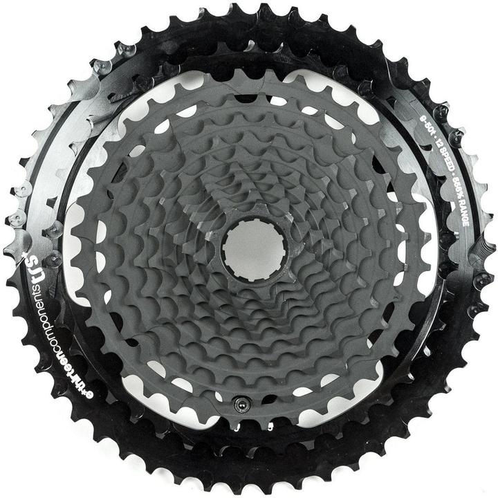 Image du produit e*13 Cassette vélo Helix Plus 9-50T, 12Speed, Black (12-vitesse, 9-50)
