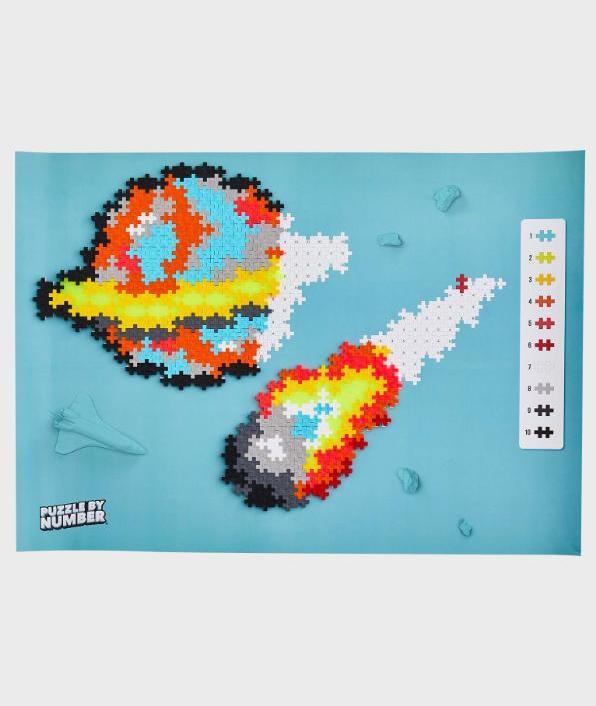 Actual product image Plus-Plus Puzzle By Number Space 500pcs - (3912) (500 pieces)