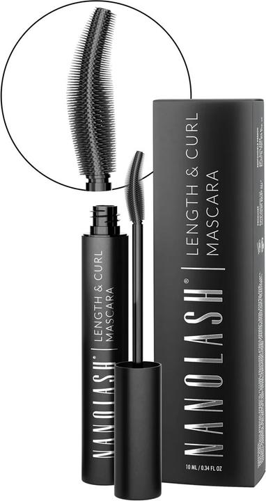Immagine prodotto NoName Length & Curl Mascara 10ml - Mascara allungante e arricciante per una lunghezza e un'arricciatura (Nero)