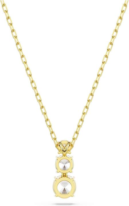 Immagine prodotto Swarovski Stilla Attract Halskette Rundschliff Weiss Goldlegierungsschicht (Metallo Swarovski, 45 cm)