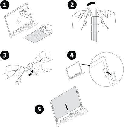 Actual product image Kensington Privacy Screen (15", 16:9)