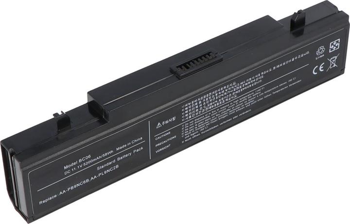 Actual product image Samsung Battery AA-PB9NC5B, AA-PB9NC6B, AA-PB9NC6W, AA-PB9NC6W/E, AA-PB9NS6B, AA-PL9NC2B, AA-PL9NC6W (6 Cells, 5200 mAh)