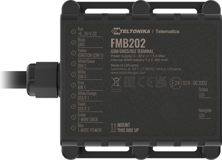 Actual product image Teltonika FMB202 - 205 g - PDA
