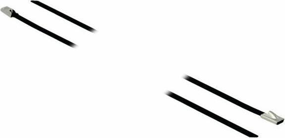 Produktbild Delock Edelstahlkabelbinder 500x4,6 10 Stk. (Metallkabelbinder, 500 mm, 10 Stk.)