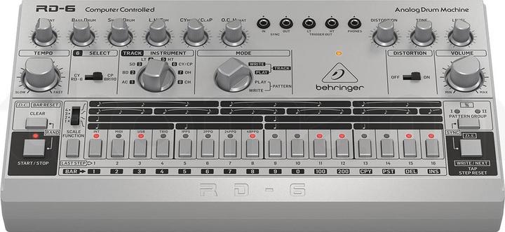 Actual product image Behringer RD-6 analogues rumpukone, harmaa