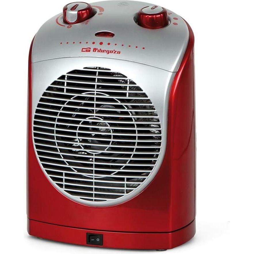 Orbegozo Silber/Rot Fh 5025, Heizlüfter,
