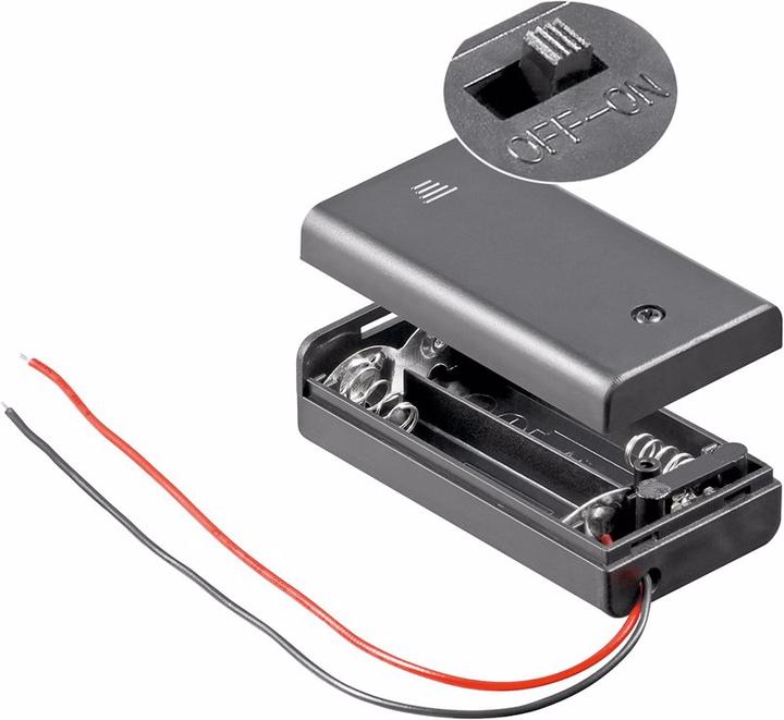 Actual product image Goobay 12443 Battery holder