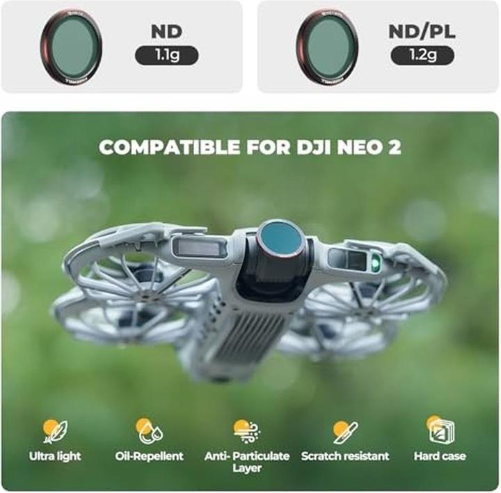 Actual product image Freewell Standard Day 3 Pack (Drone filters, DJI Neo 2)