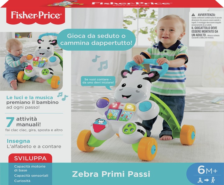 Actual product image Fisher-Price Learn with Me Zebra Walker