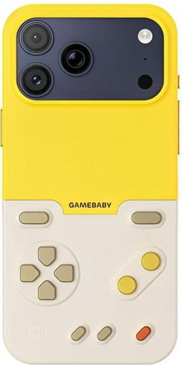 Actual product image Case GAMEBABY with controller for iPhone 17 Pro Max yellow (Apple iPhone 17 Pro Max)