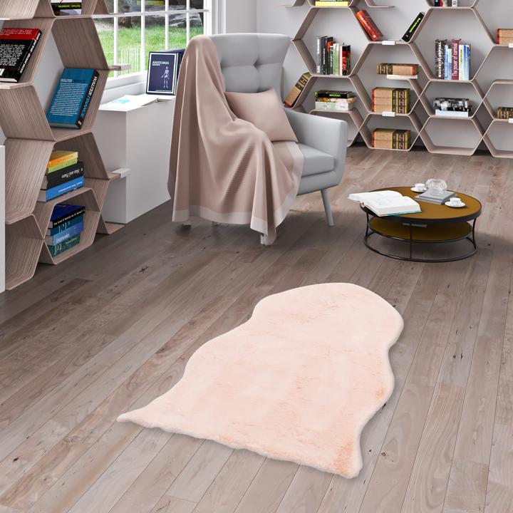 Image du produit Pergamon Tapis de luxe en fourrure Super Soft Plush Shape (55 x 80 cm)