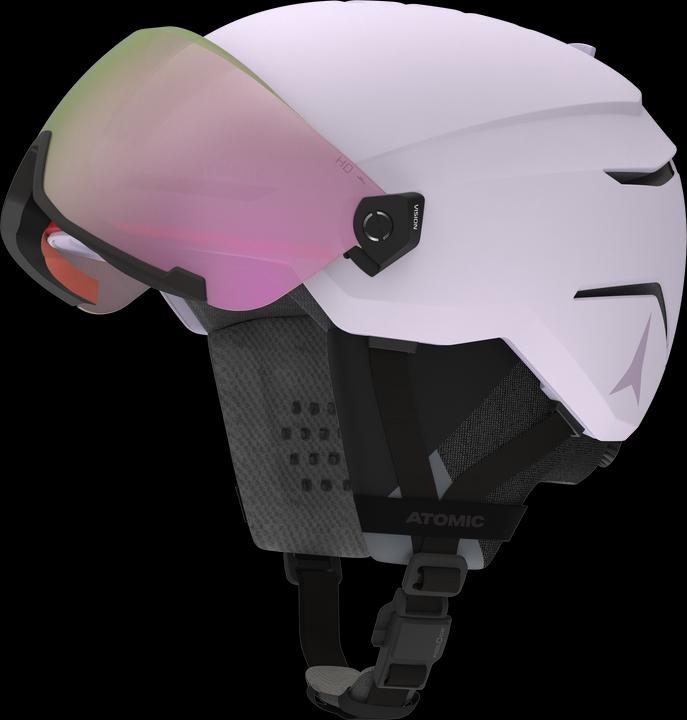 Actual product image Atomic Savor Amid Visor HD visor ski helmet (size: 55-59 cm, lavender) (55 - 59 cm, M)