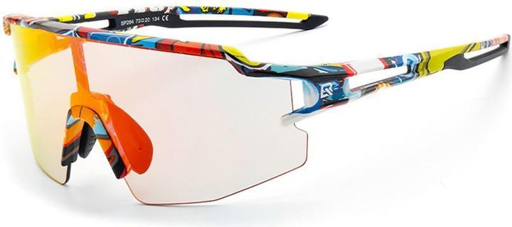 Rockbros Fototrope fietsbril met UV-bescherming en corrigerende inzet - Multicolour (Veelkleurig, Veelkleurig)