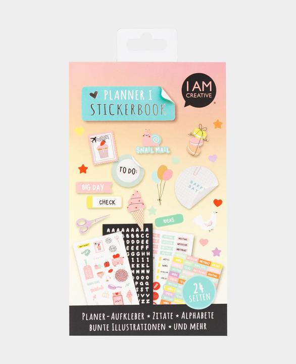 Immagine prodotto I Am Creative Planner Stickerbook I, 24 fogli