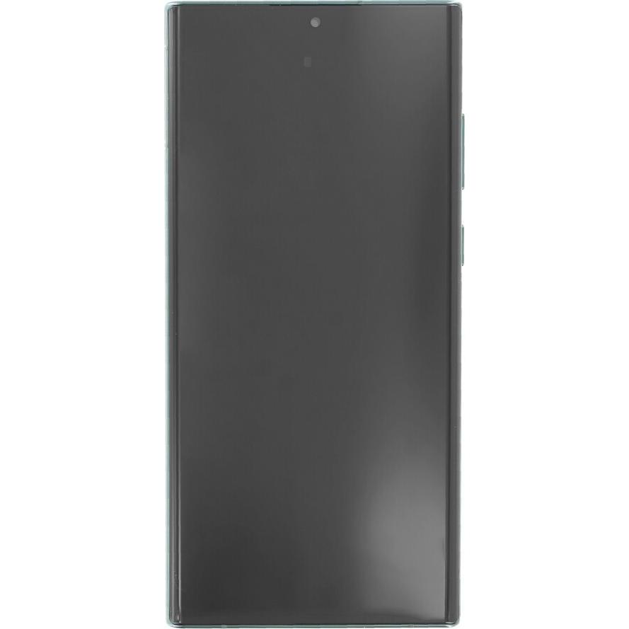 Samsung Display-Einheit + Rahmen S908 Galaxy S22 ultra green GH82-27488D (Display, Samsung Galaxy S2