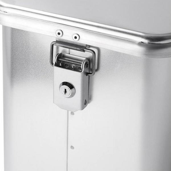 Image du produit ProPlus Coffre moto en aluminium avec couvercle et serrure cylindrique côté Case 36L (36 l)