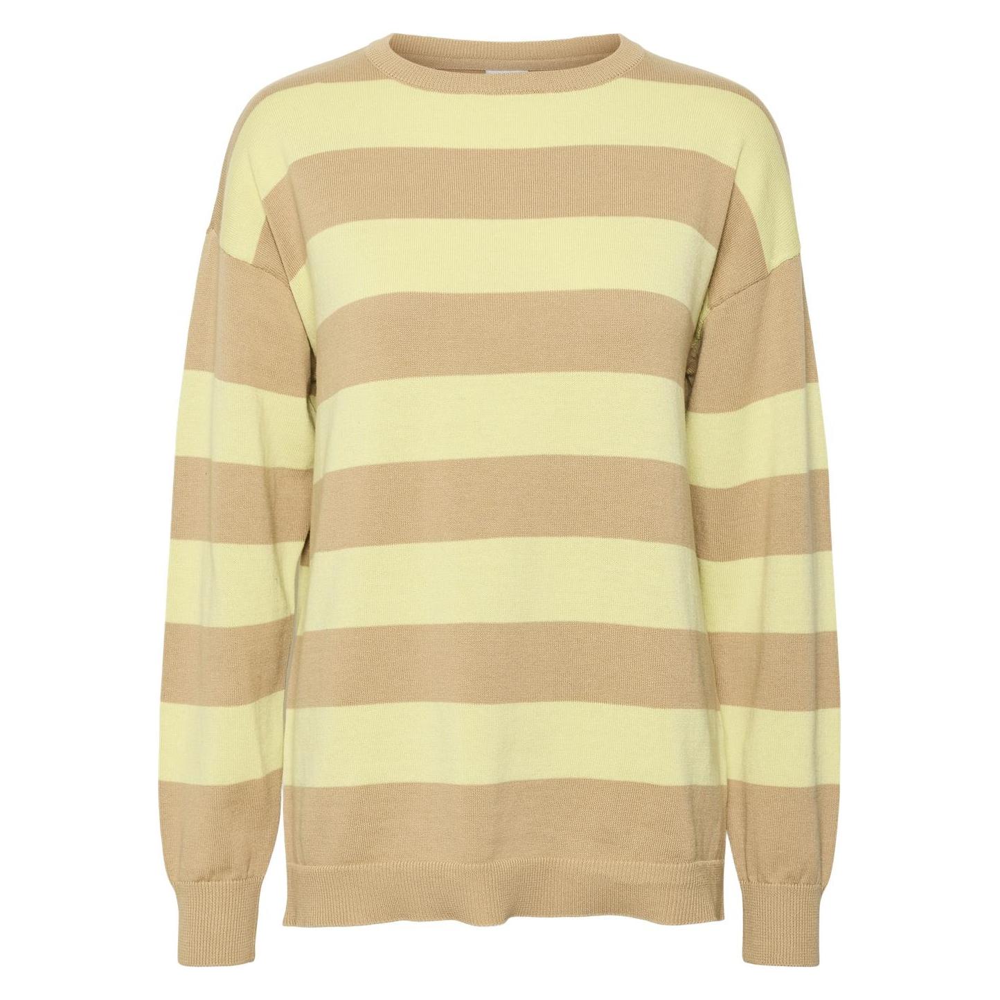 Noisy May, Damen, Pullover, Nmzoe L/S O-Neck Oversized Knit S*, Braun, (M)