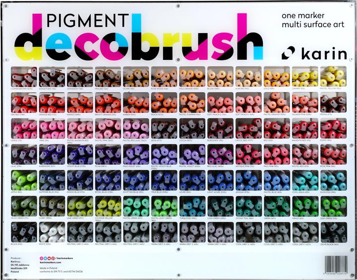 Image du produit Karin PIGMENT DECO BRUSH - Marqueur à brosse