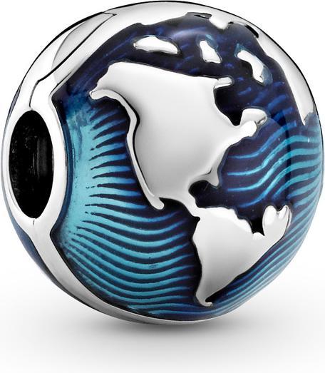 Image du produit Pandora Globe Clip Charm (Argent 925, Émail)