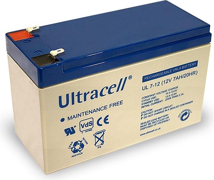 Produktbild Ultracell Bleiakku 12 V, 7 Ah UL7-12 (7 Ah)
