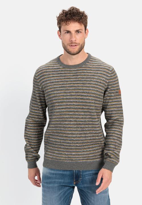 Produktbild Camel Active Mouline Strickpullover im Streifenmuster (3XL)