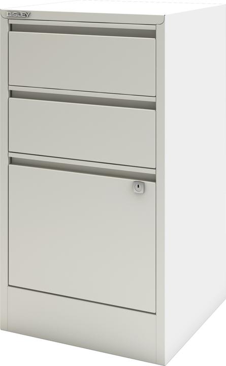 Productafbeelding Bisley Home Hangende archiefkast verkeer wit met 3 laden 41,3 x 40,0 x 67,2 cm