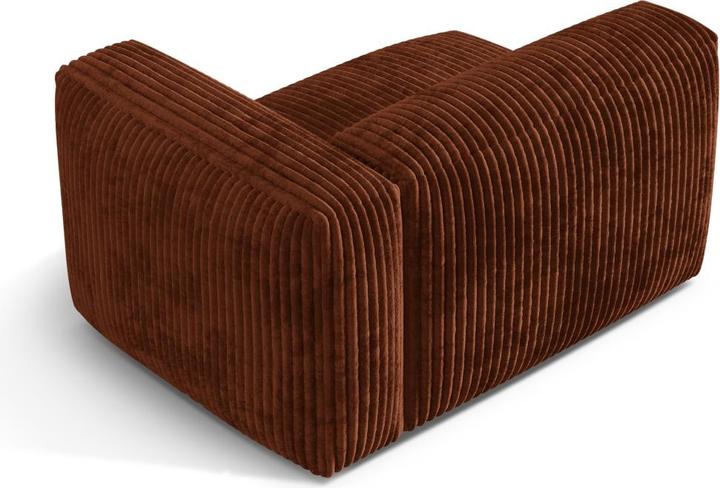 Image du produit Micadoni Chauffeuse Droit, "Martina", 1 Place, 121x106x75 Fabriqué en Europe (Canapé modulaire, 1 place)