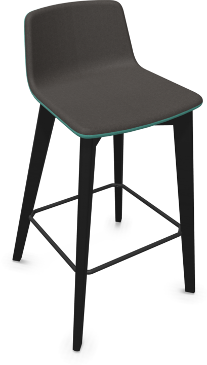 Dark grey, Mint, Black, Ash stained black