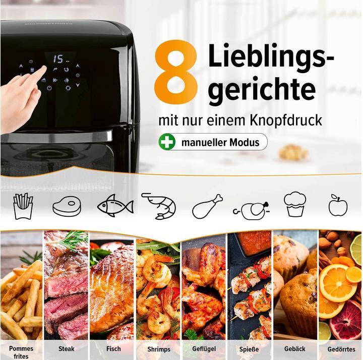 Produktbild Gourmetmaxx Heissluft-Fritteuse