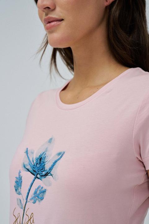 Immagine prodotto Salsa Jeans T-Shirt Graphic Flower Print T-Shirt (S)