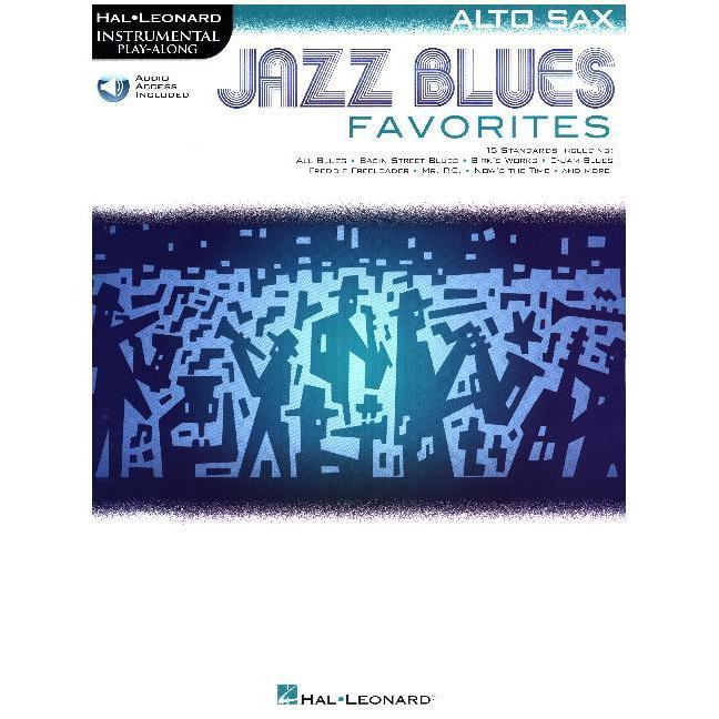 Thumbnail - Instrumental Play-Along Jazz Blues Favorites -Alto Saxophone Book & Audio Online-, Fachbücher