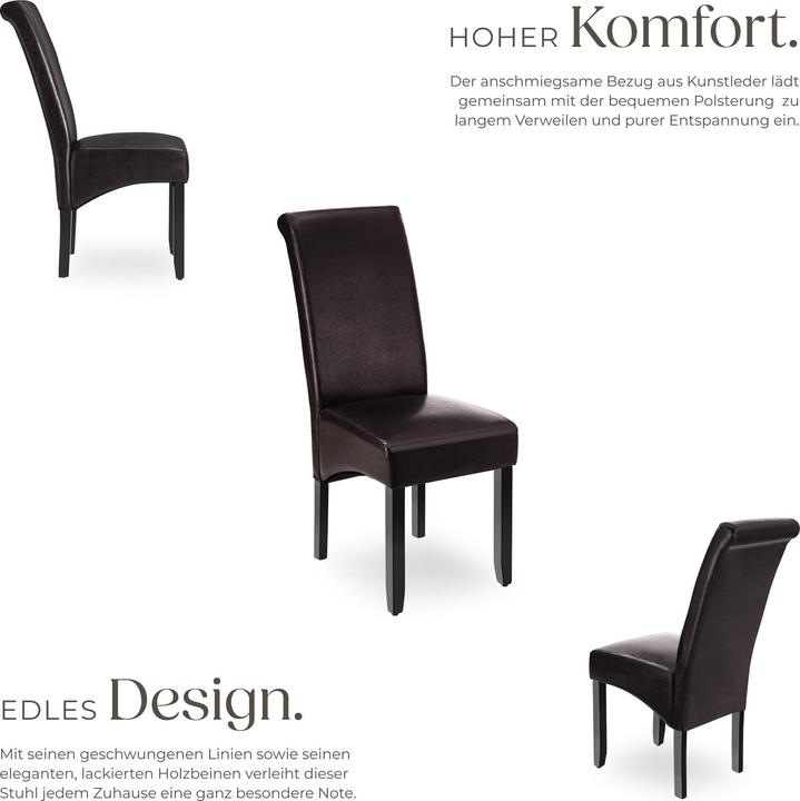 Image du produit tectake Esszimmerstuhl