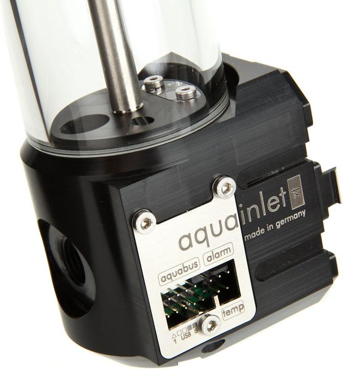 Produktbild Aqua Computer Aquainlet XT mit Füllstandsmessung und Beleuchtung