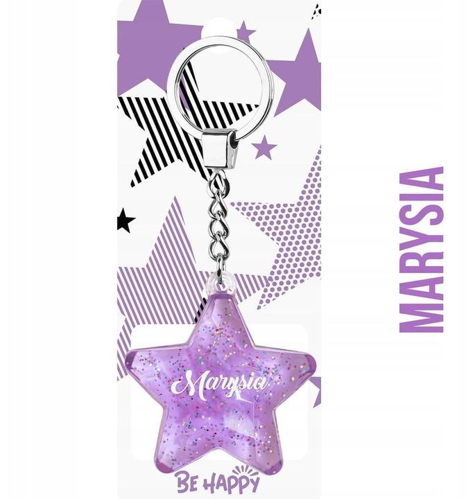 Actual product image Happy Color Stern-Marysia-Schlüsselanhänger