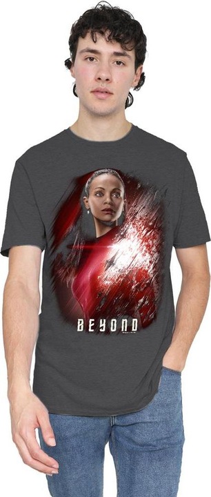 Actual product image Star Trek Beyond Unisex Adult Uhura Poster T-Shirt (3XL)
